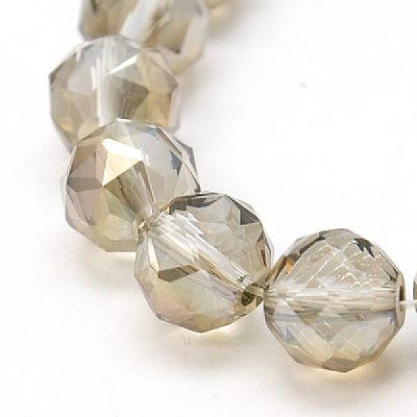 Electroplate Glass Beads Strands