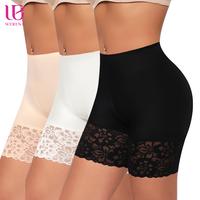 WERENA Slip Shorts for Under Dresses Women Anti Chafing Underwear Seamless Boyshorts Panties Lace Under Shorts