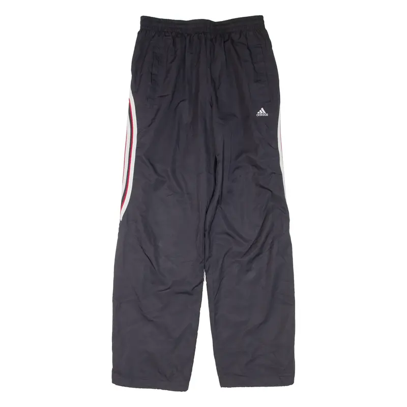 ADIDAS Mens Track Pants Blue Straight M W28 L30