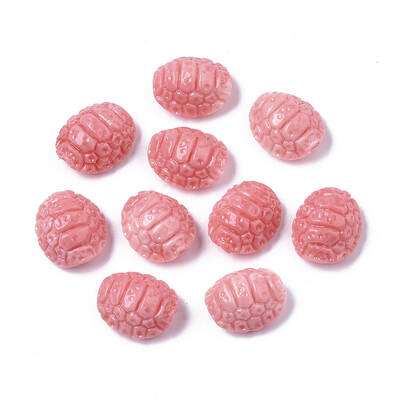 Carved Synthetic Coral Beads