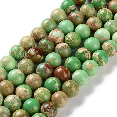 Dyed Natural Regalite/Imperial Jasper/Sea Sediment Jasper Beads Strands