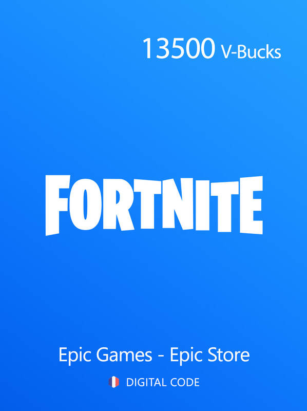 Fortnite - 13500 V-Bucks France | Epic Games Card
