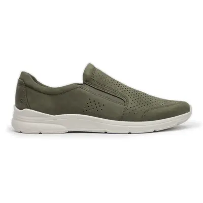 Ecco Irving 511644 Nubuck Leather Men's Slip On Shoes - Tarmac - Size:US 9-9.5 Men