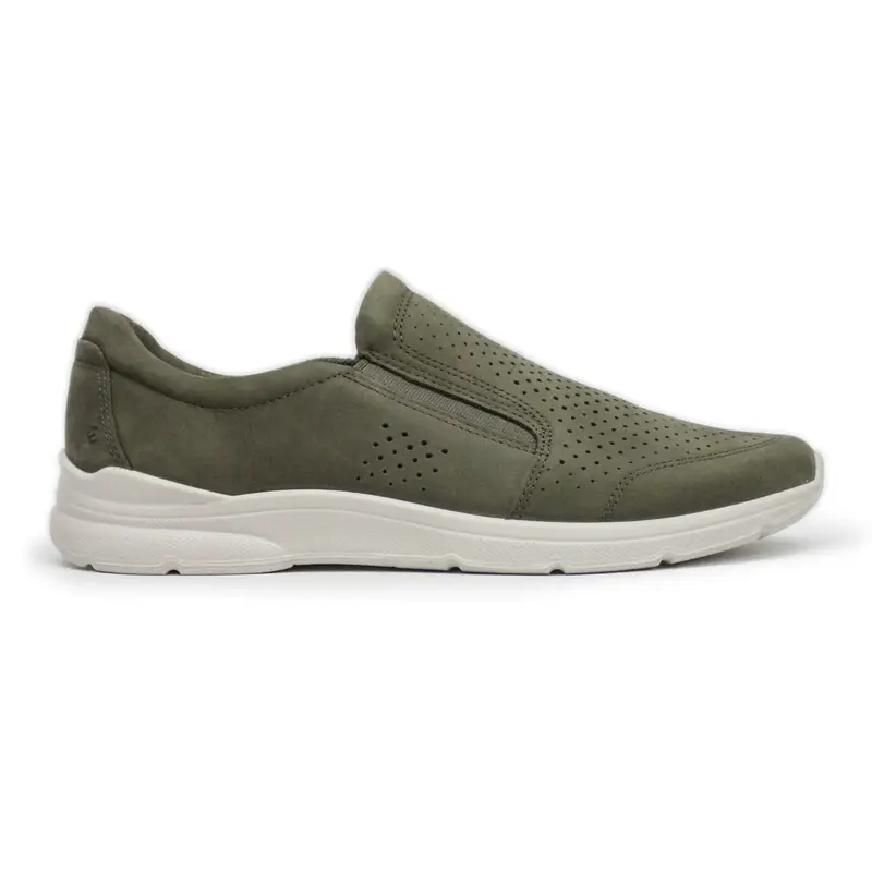 Ecco Irving 511644 Nubuck Leather Men's Slip On Shoes - Tarmac - Size:US 9-9.5 Men