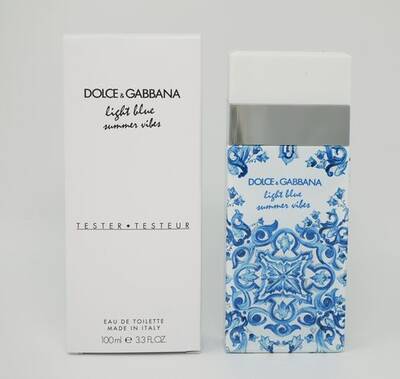 Light Blue Summer Vibes Perfume for Women - Eau de Toilette Spray TESTER 3.3 oz
