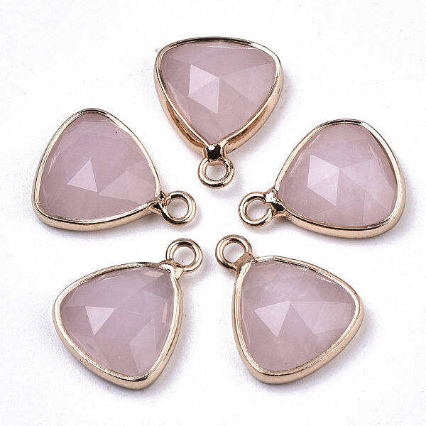 Natural Rose Quartz Charms