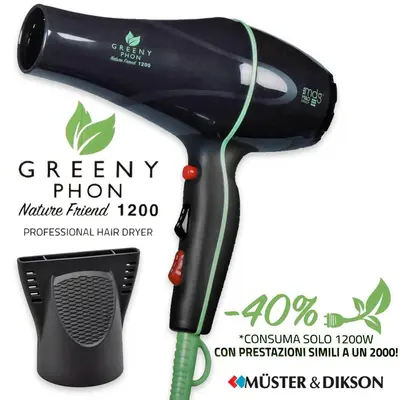 Muster green hair dryer nature friend