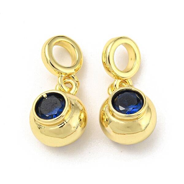 Brass with Cubic Zirconia Pendant