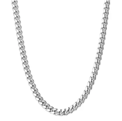 Sterling Silver Cuban Link Chain for Men 5mm