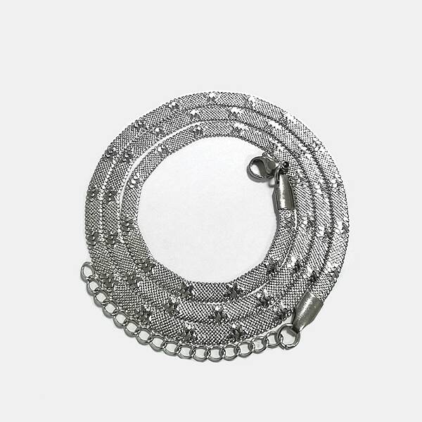 Non-Tarnish 304 Stainless Steel Herringbone Chain Necklaces
