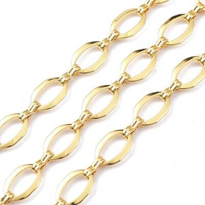 Brass Figaro Chain
