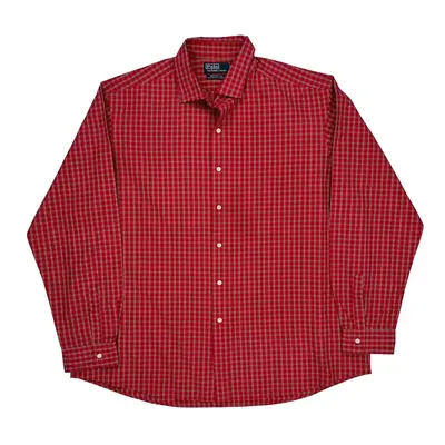 Westerton Ralph Lauren Checked Shirt - 2XL Red Cotton