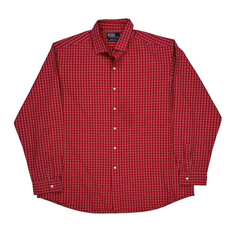 Westerton Ralph Lauren Checked Shirt - 2XL Red Cotton