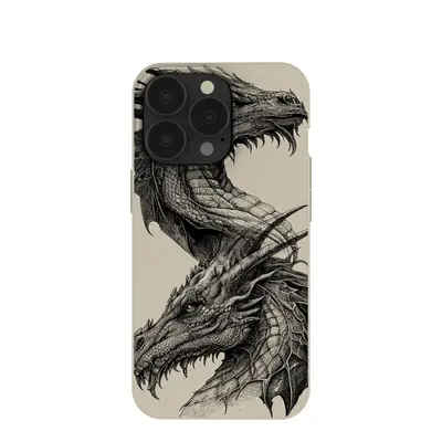 London Fog Twin Dragons iPhone 13 Pro Case