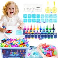 Magic Water Elf Toy Kit Aqua Fairy Water Gel Set with 20 Magic Gels 16 Molds for Easter Craft Water Pets Birthday Gifts DIY A...