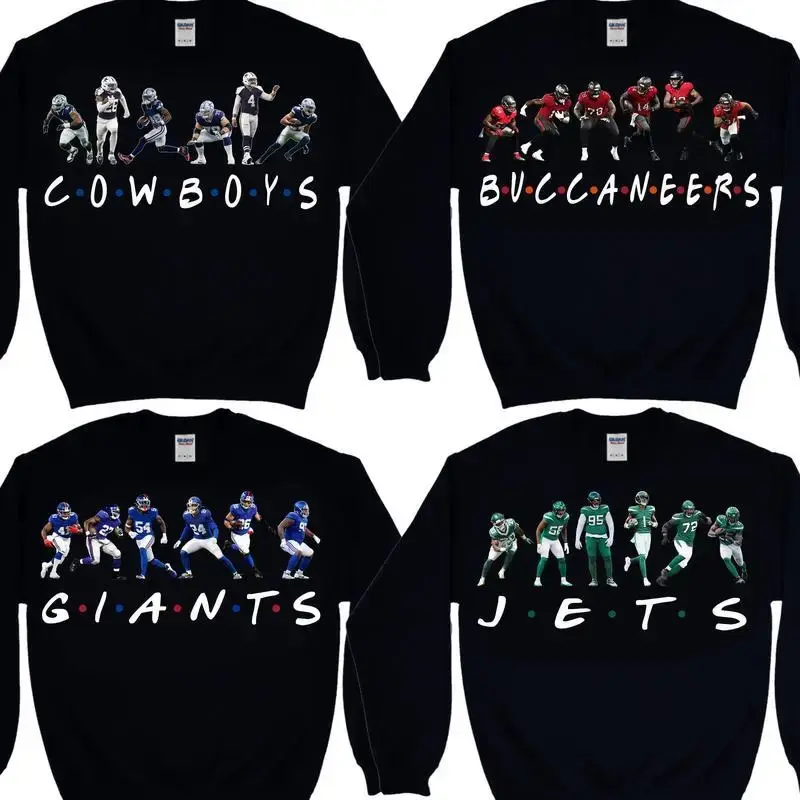 [Sale Up To 50%] Vintage All Football Teams Player Sweatshirt, Shirt For Football Fans, Gift Fan Sport Menswear Tops Classic ...
