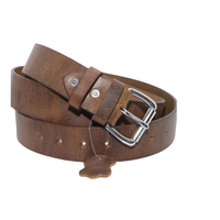 American Handmade Buffalo Belt Leather Belt for Men, Full-Grain Dress Jeans Accessory CCW Gun Holster 1.5\
