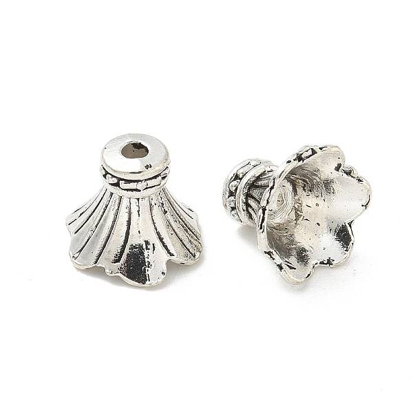 Tibetan Style Alloy Bead Caps