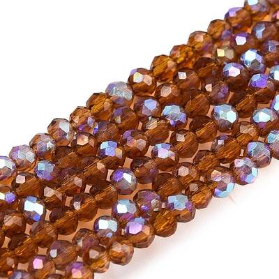 Electroplate Glass Beads Strands