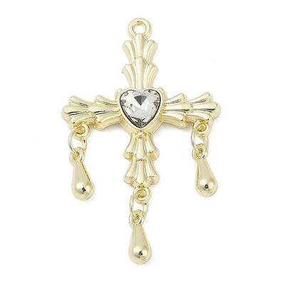 Alloy Pendants with Rhinestone