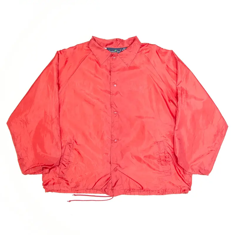 PARADISE POINT Health Services Red 80s Nylon Coach Jacket Mens L