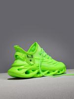 Men's Fashionable Lace Up Low Top Sneakers, Casual Breathable Comfortable Sports Running Shoes, Male All-match Round Toe Athl...