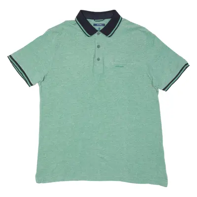 PIERRE CARDIN Mens Polo Shirt Green L