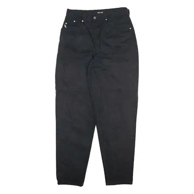 HIS Womens Trousers Black Relaxed Tapered W28 L31