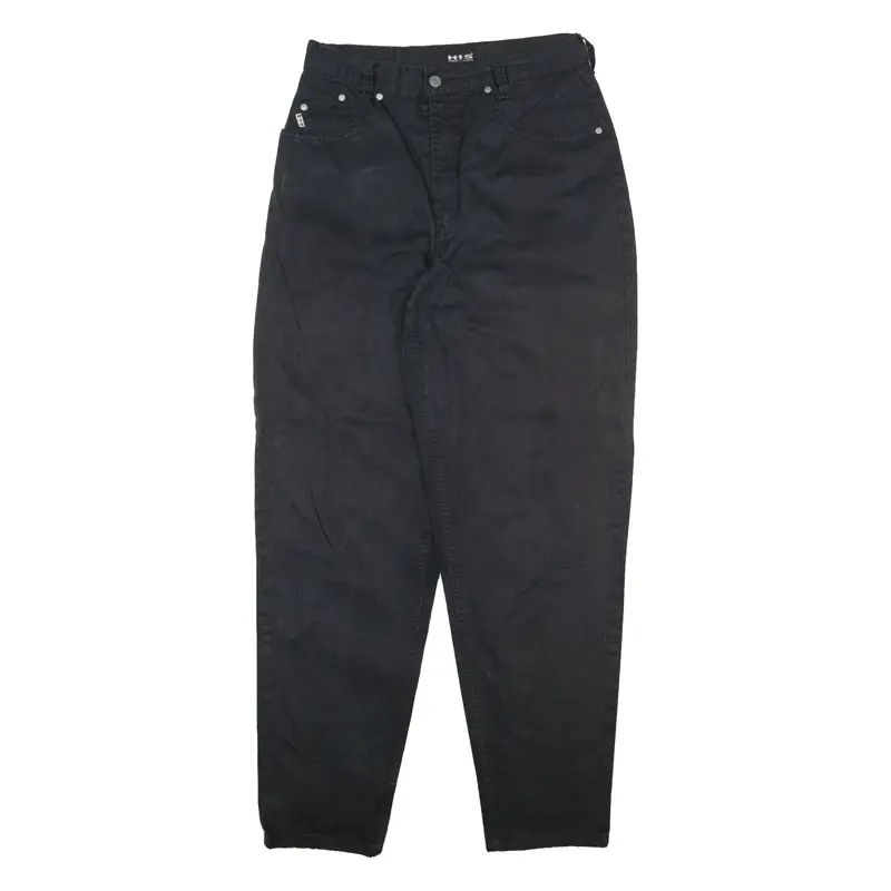 HIS Womens Trousers Black Relaxed Tapered W28 L31