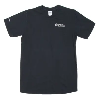 GILDAN Qacube Mens T-Shirt Black M