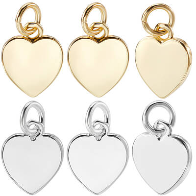 20pcs 2 Styles Rack Plating Brass Charms