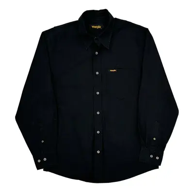 Wrangler Shirt - Small Black Cotton