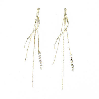 Brass Chain Tassel Big Pendants