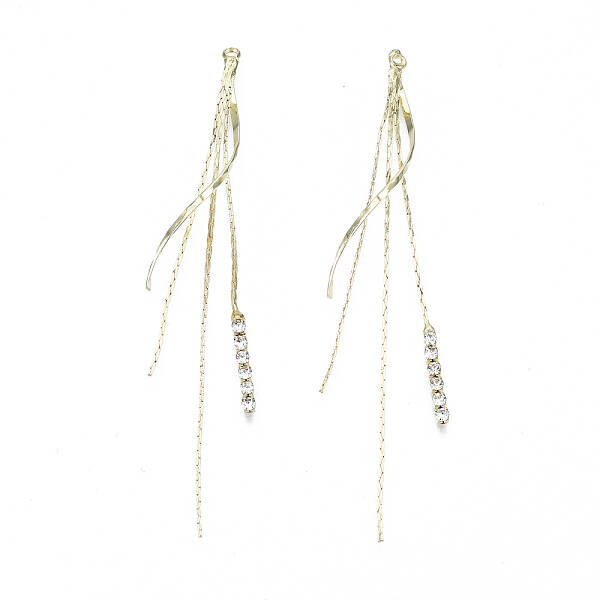 Brass Chain Tassel Big Pendants