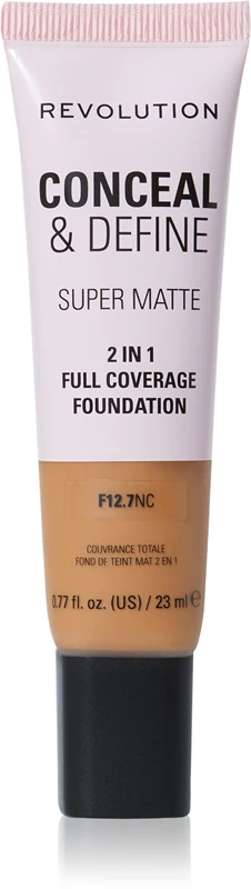 Makeup Revolution Conceal & Define Mattifying Foundation Color F12.7NC 23 ml