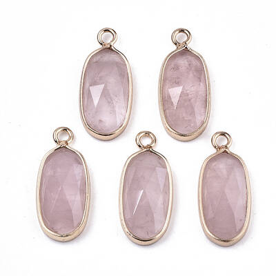 Natural Rose Quartz Pendants