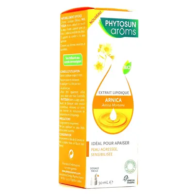 Phytosun Aroms Organic Arnica Vegetable Oil 50ml