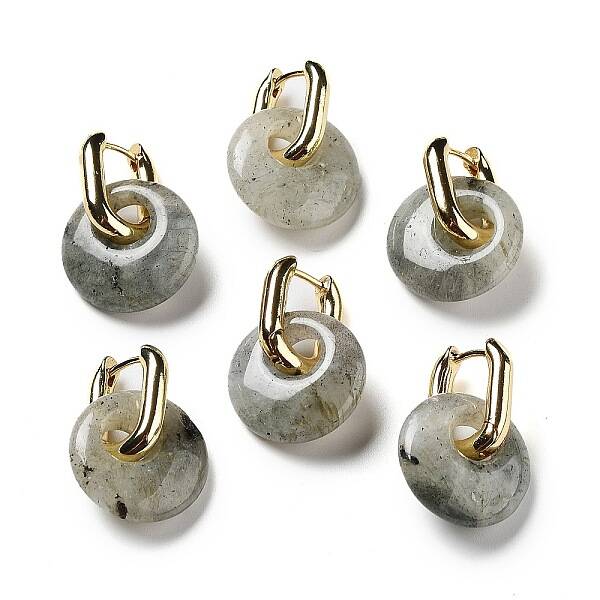 Rack Plating Brass Hoop Earrings