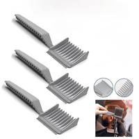 Hair Fade Comb Set, 3 Counts Professional Hair Styling Comb, Heatless Hair Styling Tool for Home Salon, Barber Accessories