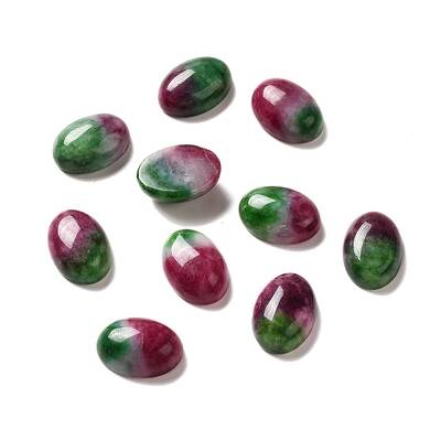Dyed Natural Jade Cabochons