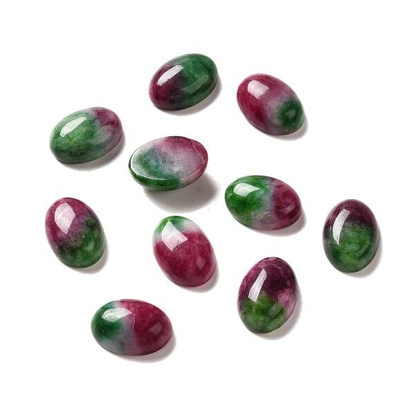 Dyed Natural Jade Cabochons