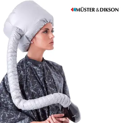 Muster drying cap for hair dryer