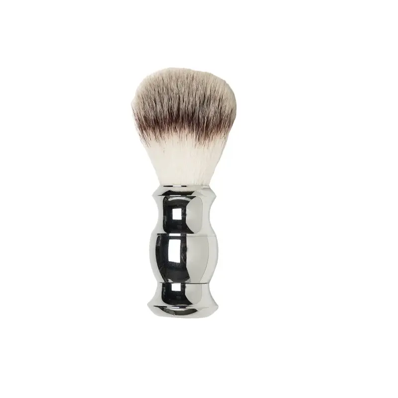 Depot Accessori No. 732 Aluminum Face Shaving Brush Silver