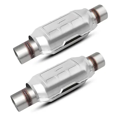 YITAMOTOR®2-Pack Universal Catalytic Converter, 2.5\