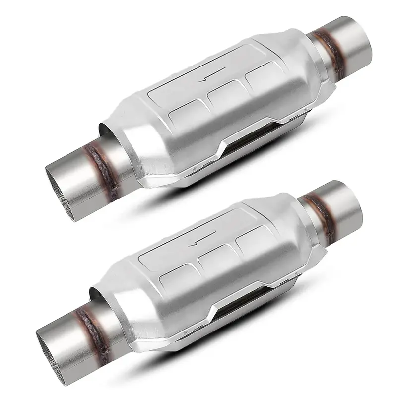 YITAMOTOR®2-Pack Universal Catalytic Converter, 2.5\