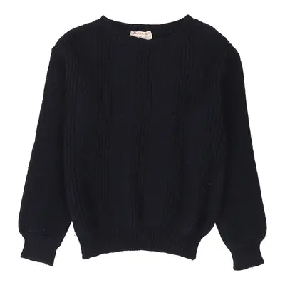 Kappa Jumper - Small Navy Virgin Wool