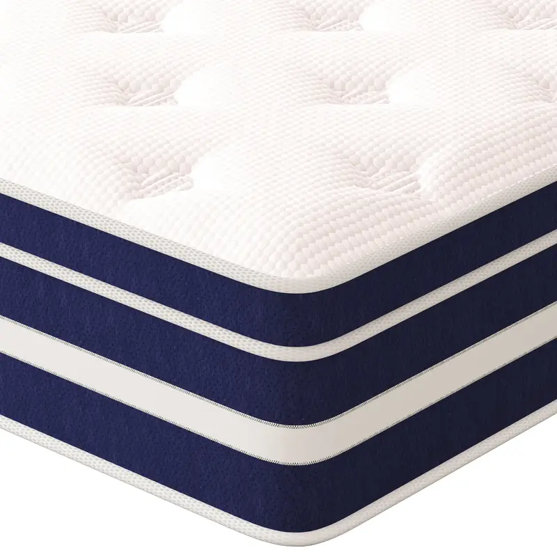 FVBEAYA 12/14-Inch Twin, Full, Queen, King, Memory Mattress with Independent Springs, Provides Pressure Relief, Motion Isolat...
