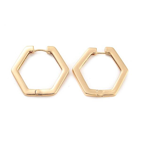 Brass Hoop Earrings