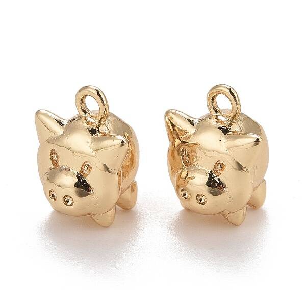 Rack Plating Brass Pendants