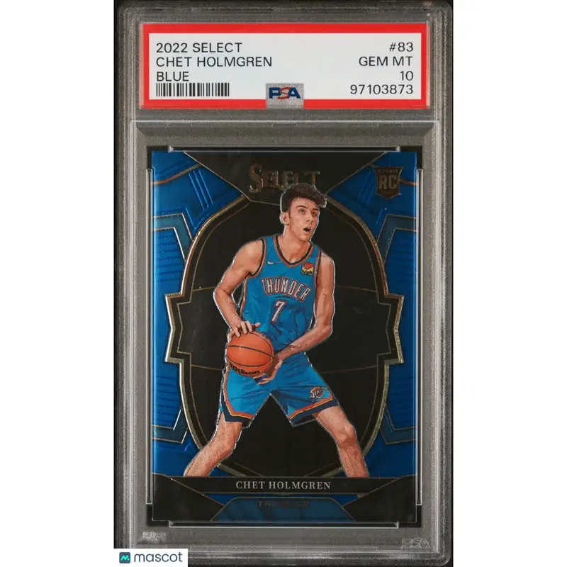 Chet Holmgren PSA 2022 Panini Select #83 10